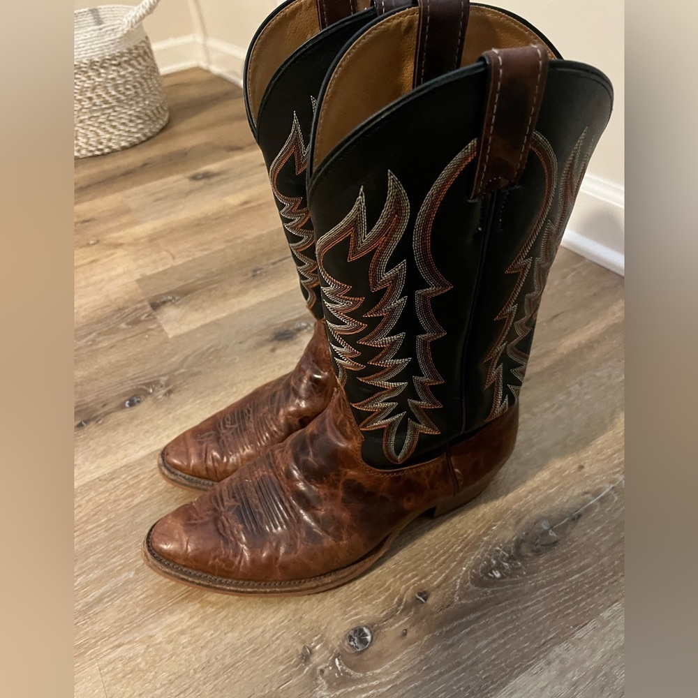 Justin Bent Rail Cowboy boots